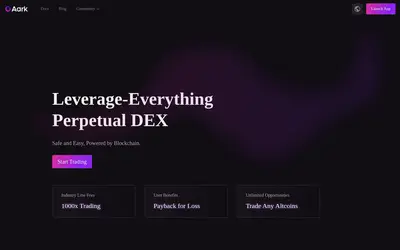 Website screenshot of Aark Digital (2026-05-21)