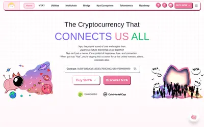 Website screenshot of Nya (2026-05-21)