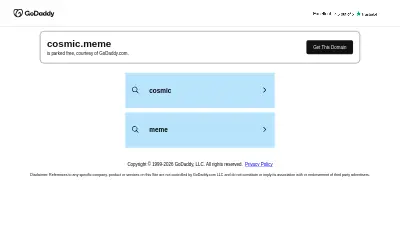 Website screenshot of COSMIC on Base (2026-06-01)