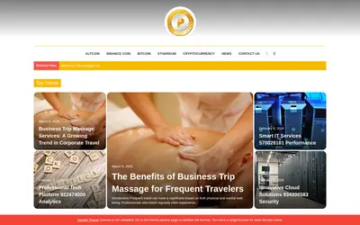Website screenshot of iPRONTO (2026-04-21)