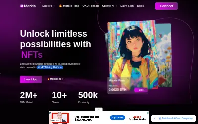 Website screenshot of Morkie (2026-06-01)