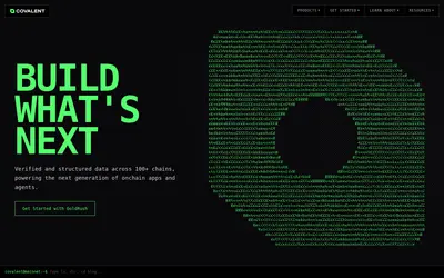 Website screenshot of Covalent X Token (2026-05-22)