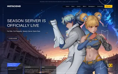 Website screenshot of MetaCene (2026-04-26)