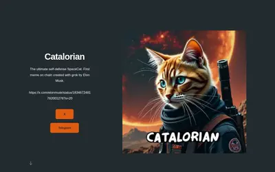Website screenshot of Catalorian (2026-04-24)