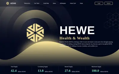 Website screenshot of Health and Wealth (2026-05-22)