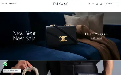 Website screenshot of Falcons (2026-06-01)