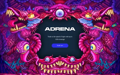 Website screenshot of Adrena (2026-06-01)