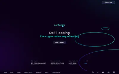 Website screenshot of Contango (2026-05-22)