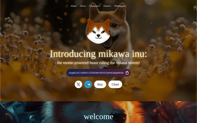 Website screenshot of Mikawa Inu (2026-05-21)
