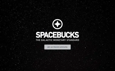 Website screenshot of Spacebucks (2026-05-20)