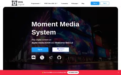 Website screenshot of MMS (2026-05-26)
