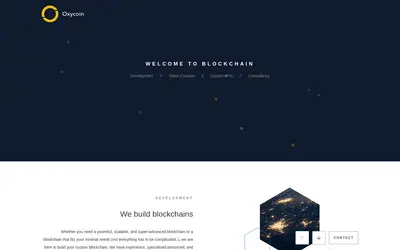 Website screenshot of Oxycoin (2026-05-20)