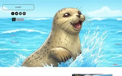 Website screenshot of Mango The Seal (2026-04-25)