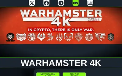 Website screenshot of Warhamster 4k (2026-05-22)