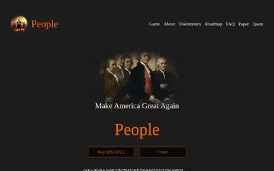 Website screenshot of MAGA (2026-05-21)