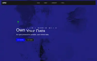 Website screenshot of Vana (2026-05-20)