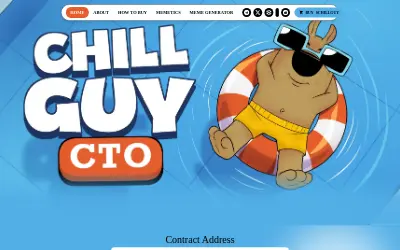 Website screenshot of Just a chill guy (2026-06-01)