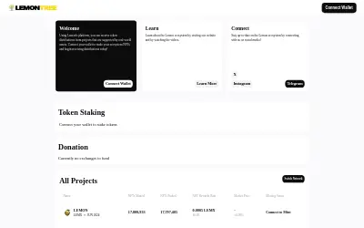 Website screenshot of Lemon (2026-06-02)