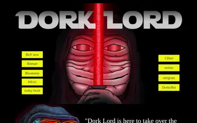 Website screenshot of Dork Lord (2026-04-25)