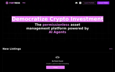 Website screenshot of Fortress (2026-05-21)