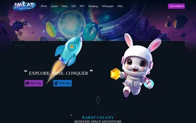 Website screenshot of KARAT Galaxy (2026-04-25)