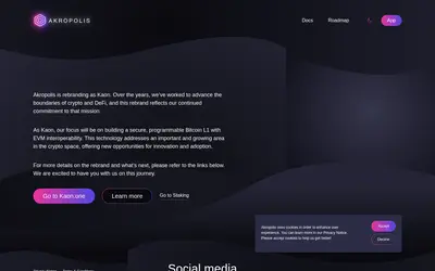 Website screenshot of Akropolis (2026-05-21)