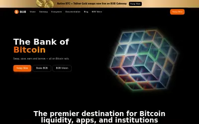 Website screenshot of BOB Network Bridged USDC.E (BOB Network) (2026-06-02)
