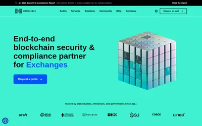 Website screenshot of Hacken (2026-05-22)
