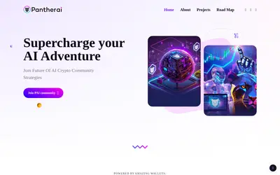 Website screenshot of Panther AI (2026-05-19)