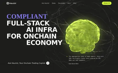 Website screenshot of Heurist (2026-04-25)