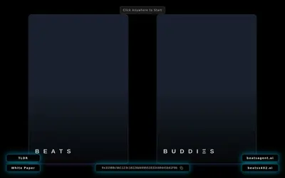 Website screenshot of BEATS on BASE (2026-05-21)