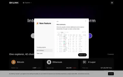 Website screenshot of USDK (2026-05-20)