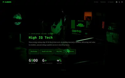 Website screenshot of IQ6900 (2026-05-22)