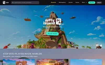 Website screenshot of ISLAND Token (2026-05-21)