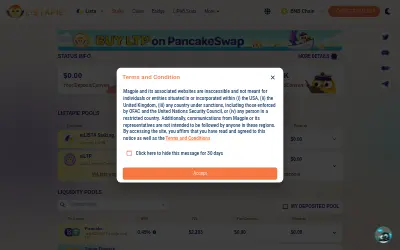 Website screenshot of Listapie (2026-06-02)