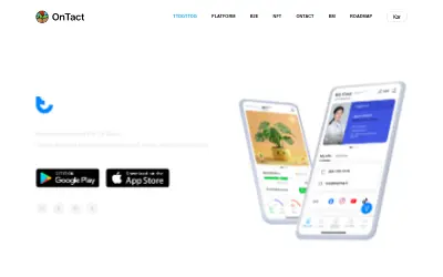 Website screenshot of OnTact (2026-05-26)
