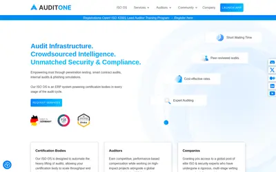 Website screenshot of Audit (2026-05-19)