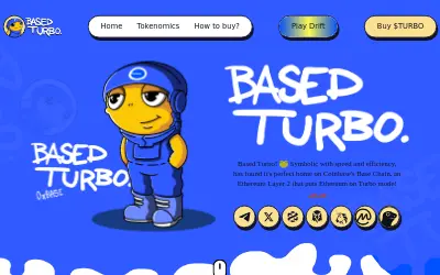 Website screenshot of Based Turbo (2026-06-02)
