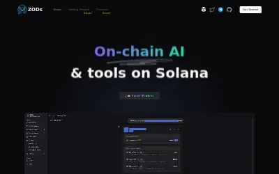 Website screenshot of ZODs (2026-05-26)