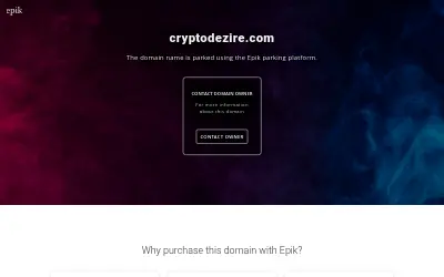 Website screenshot of CryptoDezireCash (2026-05-23)
