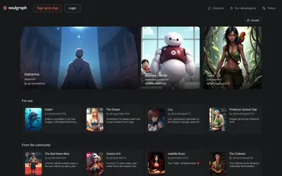 Website screenshot of Soul Graph (2026-04-24)