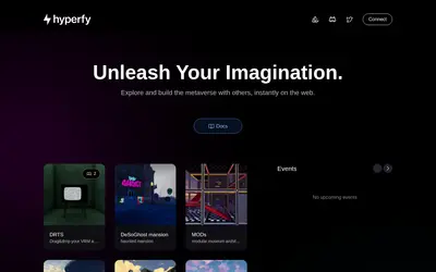 Website screenshot of Hyperfy (2026-05-22)