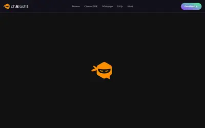 Website screenshot of ChAtoshI (2026-05-19)