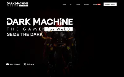 Website screenshot of Machina (2026-04-25)