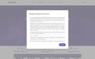 Website screenshot of Compounding OpenDollar (2026-05-27)