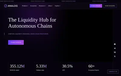 Website screenshot of Analog (2026-04-26)