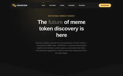 Website screenshot of CryptoHog (2026-04-24)