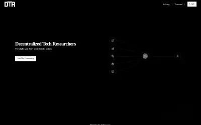 Website screenshot of DTRXBT by Virtuals (2026-05-27)