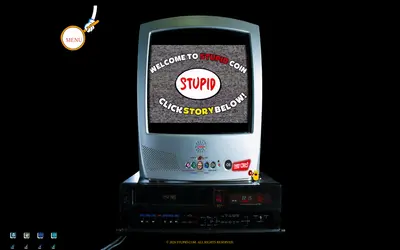 Website screenshot of StupidCoin (2026-05-22)