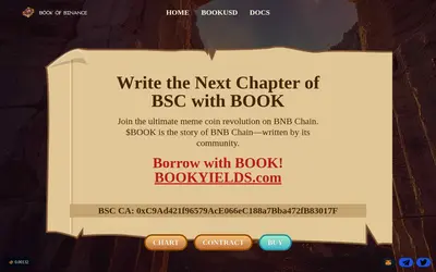 Website screenshot of Book of Binance (2026-04-25)
